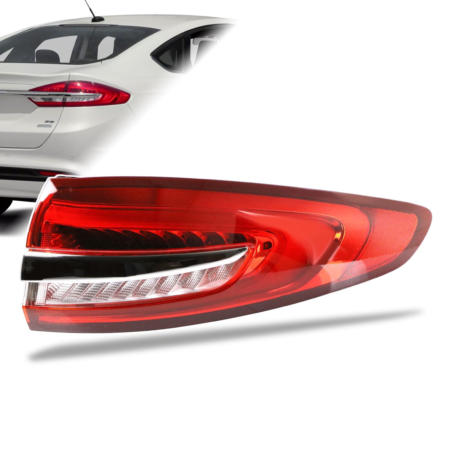 Amazon.com: LED Tail Light Compatible With 2017-2020 Ford Fusion